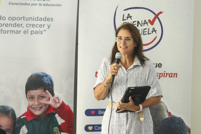 Presentación del concurso La Buena Escuela 2026 sobre bienestar socioemocional en escuelas públicas del Perú.