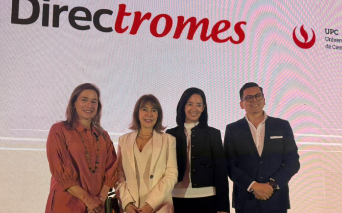 Representantes de Empresarios por la Educación y Fundación Romero durante el lanzamiento del programa Directromes para directores de escuelas públicas